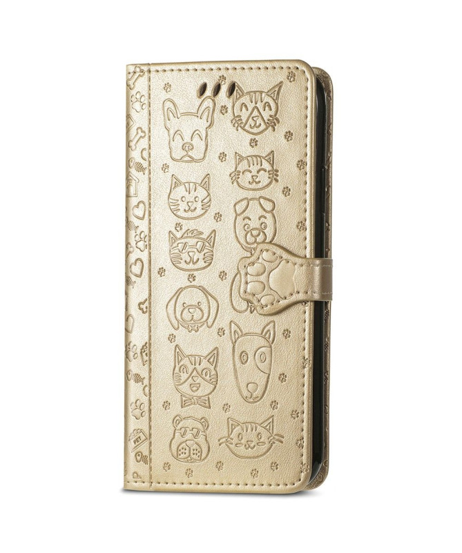 Housse Xiaomi Poco X4 Pro 5G effet cuir animaux en relief - photo 20
