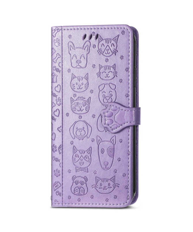 Housse Xiaomi Poco X4 Pro 5G effet cuir animaux en relief - photo 30