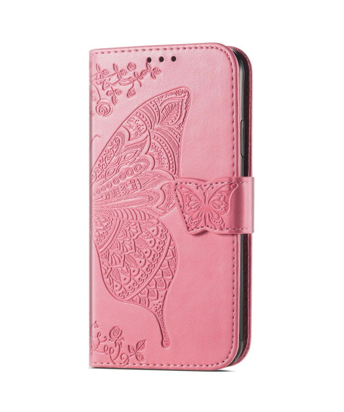 Housse Xiaomi Poco X4 Pro 5G Papillon Relief