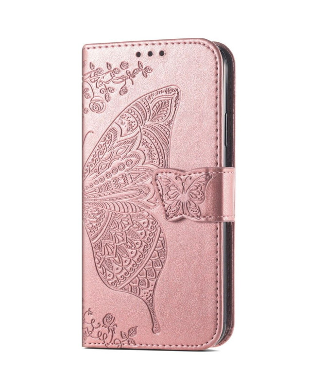 Housse Xiaomi Poco X4 Pro 5G Papillon Relief