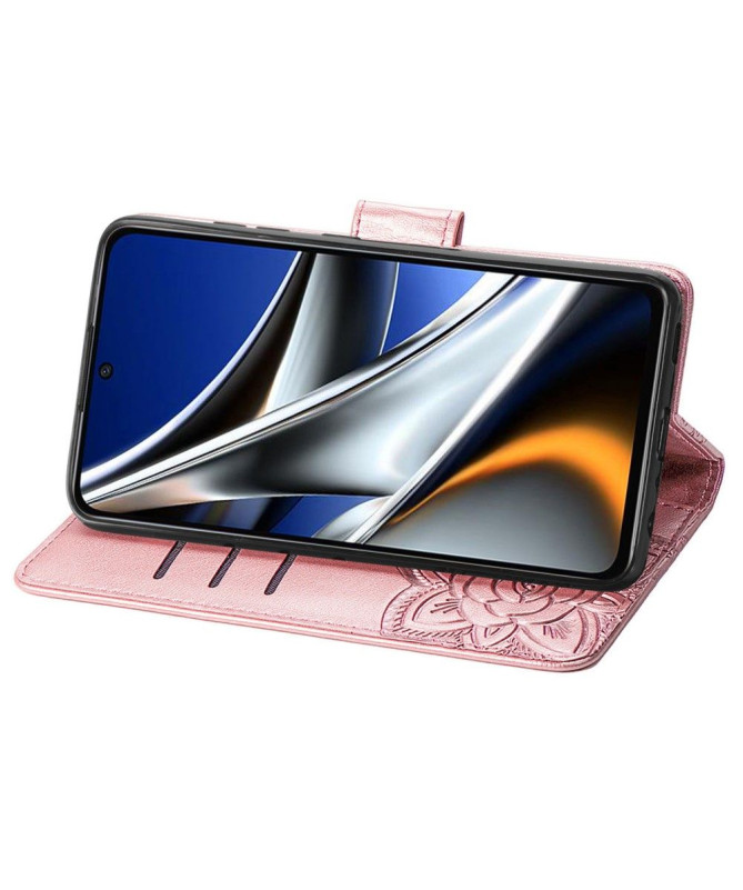 Housse Xiaomi Poco X4 Pro 5G Papillon Relief