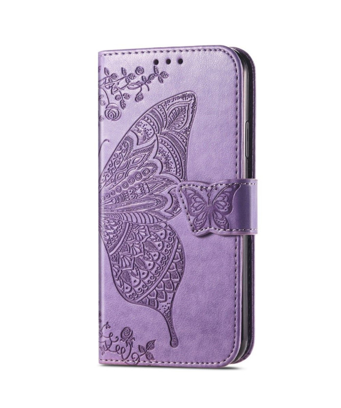 Housse Xiaomi Poco X4 Pro 5G Papillon Relief