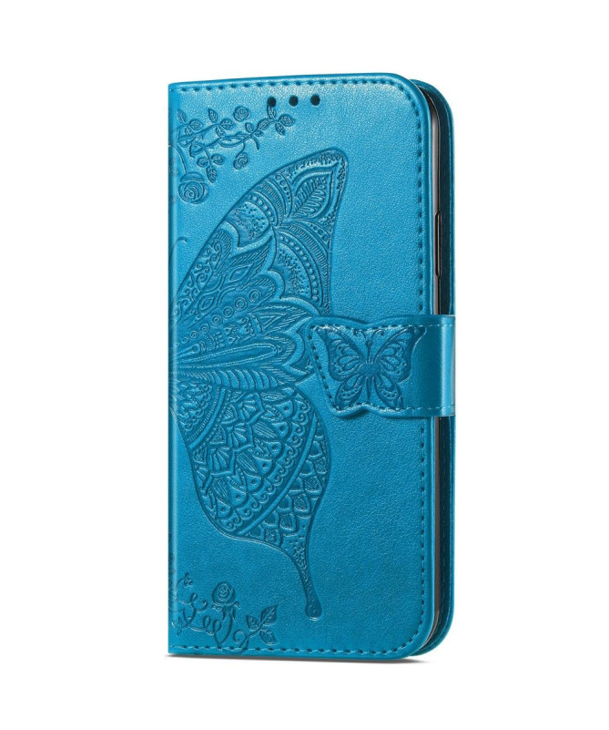 Housse Xiaomi Poco X4 Pro 5G Papillon Relief