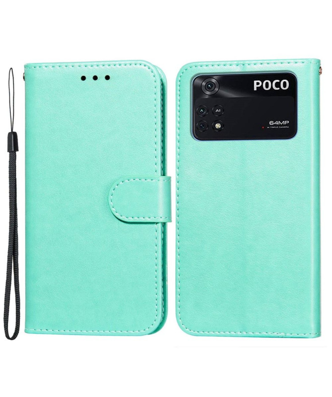 Housse Poco M4 Pro 4G Rabat Porte-Cartes