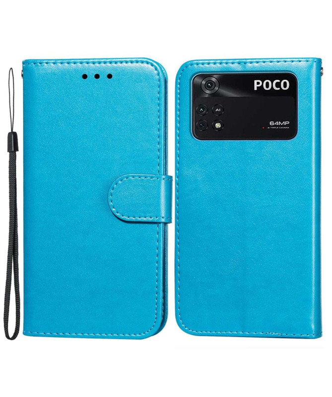 Housse Poco M4 Pro 4G Rabat Porte-Cartes