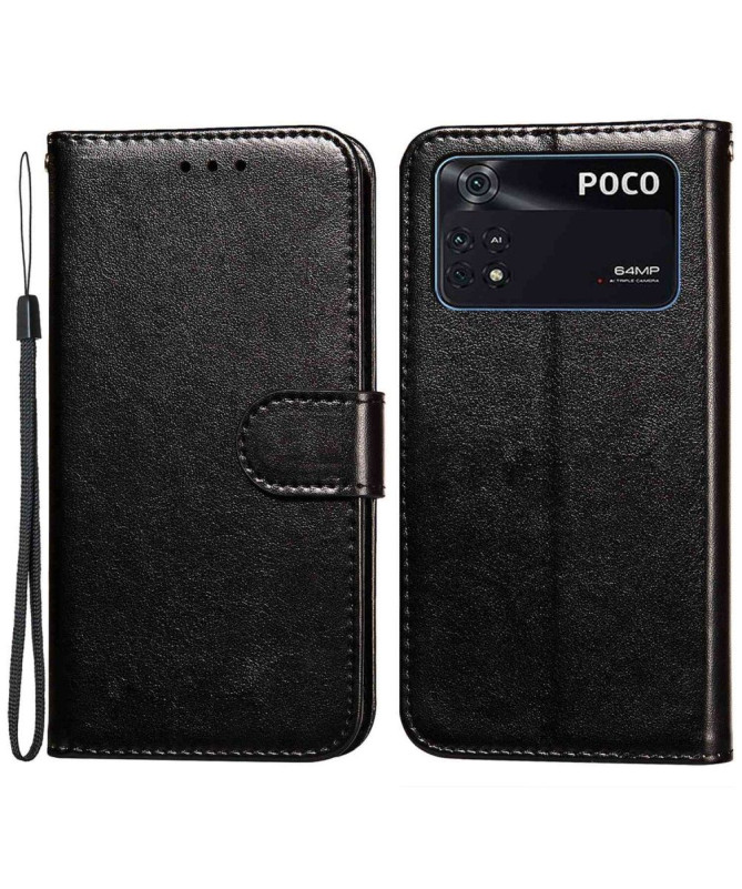 Housse Poco M4 Pro 4G Rabat Porte-Cartes