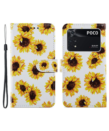 Housse Poco M4 Pro 4G Tournesol Fleur