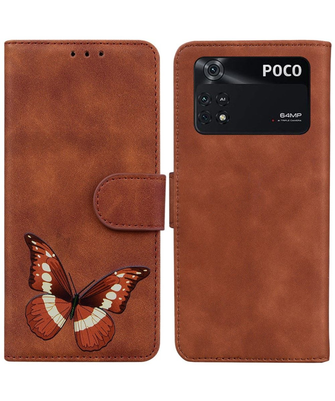Housse Poco M4 Pro 4G Protection Papillon Coloré