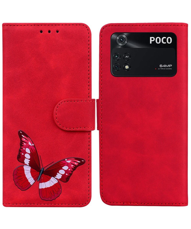 Housse Poco M4 Pro 4G Protection Papillon Coloré
