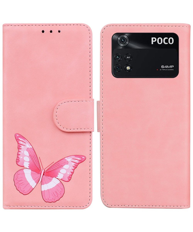 Housse Poco M4 Pro 4G Protection Papillon Coloré