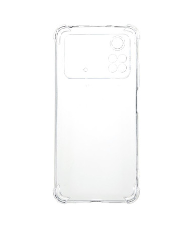 Coque Poco M4 Pro 4G transparente angles renforcés