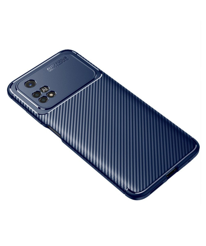 Coque Poco M4 Pro 4G style fibre de carbone