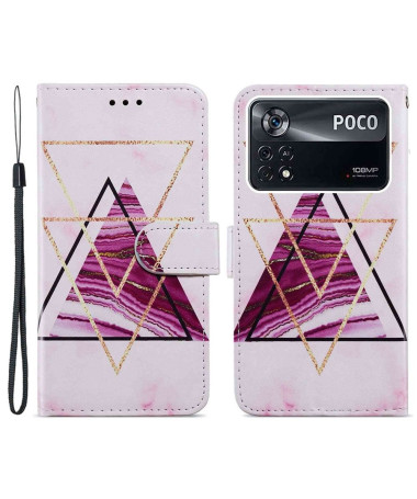 Housse Xiaomi Poco X4 Pro 5G Design Triangles