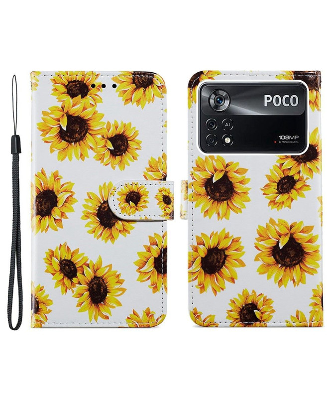 Housse Xiaomi Poco X4 Pro 5G Tournesol Fleur