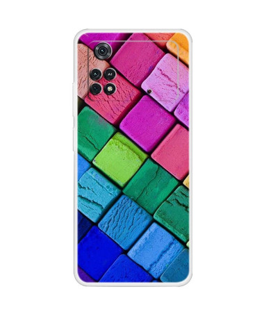 Coque Xiaomi Poco X4 Pro 5G Blocs Colorés