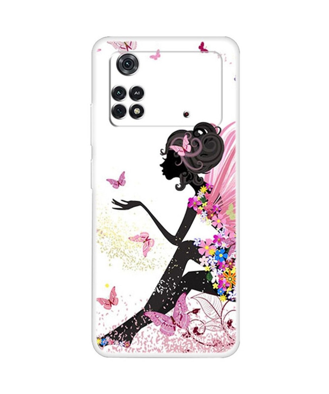 Coque Xiaomi Poco X4 Pro 5G Femme Papillon