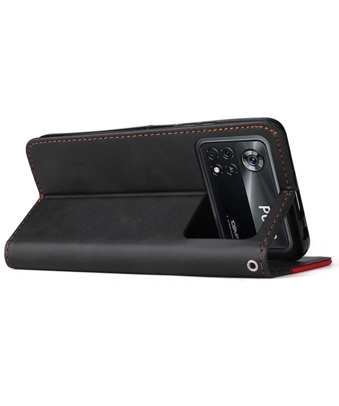 Housse Xiaomi Poco X4 Pro 5G EMMA simili cuir bicolore - photo 2