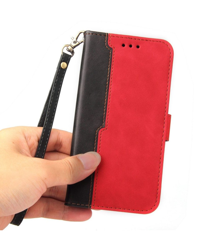 Housse Xiaomi Poco X4 Pro 5G EMMA simili cuir bicolore - photo 3