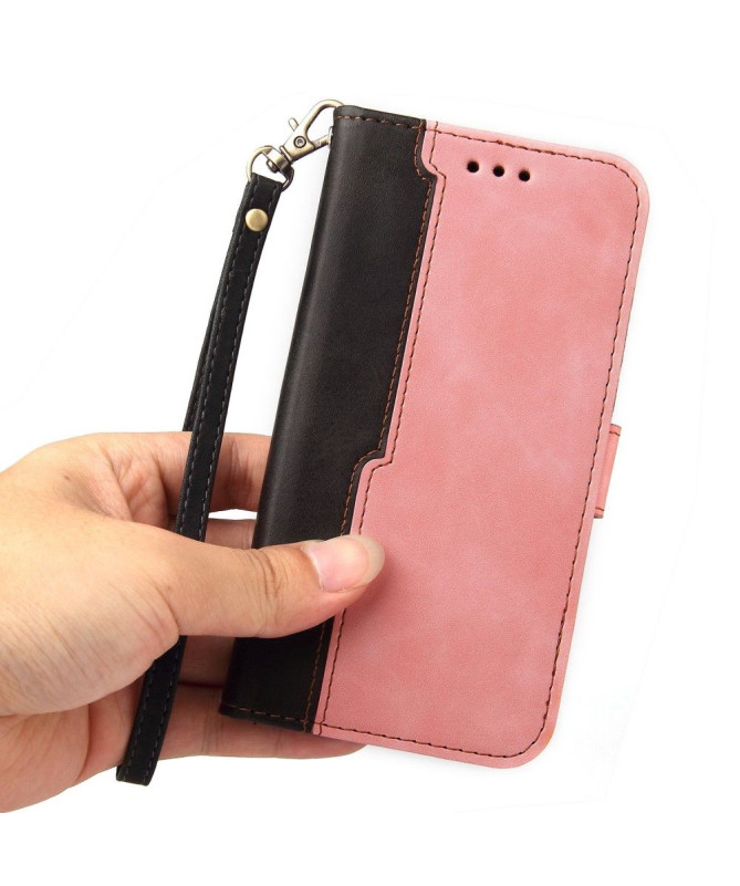 Housse Xiaomi Poco X4 Pro 5G EMMA simili cuir bicolore - photo 5