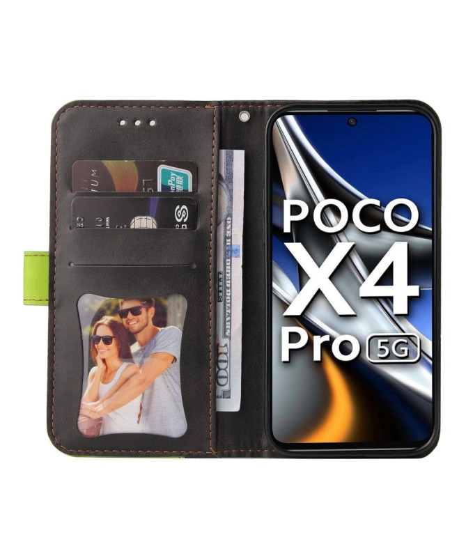 Housse Xiaomi Poco X4 Pro 5G EMMA simili cuir bicolore - photo 7