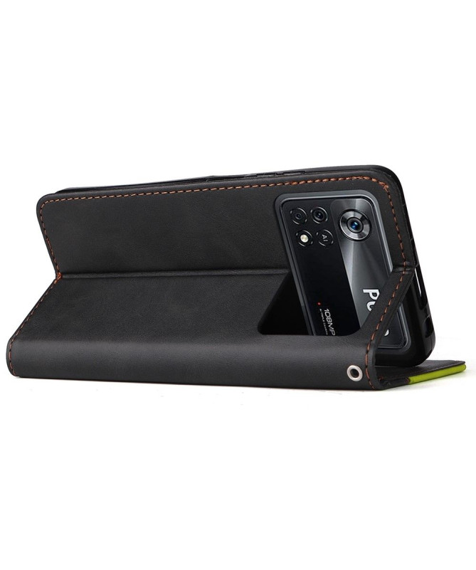 Housse Xiaomi Poco X4 Pro 5G EMMA simili cuir bicolore - photo 8