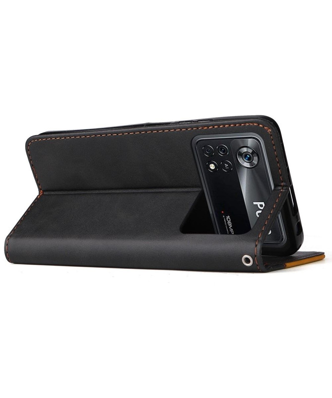 Housse Xiaomi Poco X4 Pro 5G EMMA simili cuir bicolore - photo 12