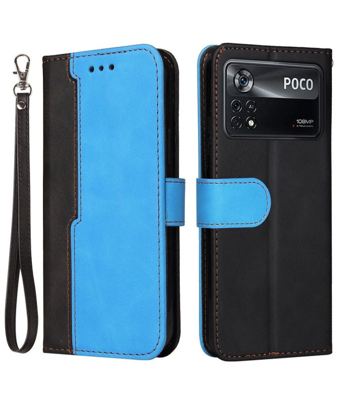 Housse Xiaomi Poco X4 Pro 5G EMMA simili cuir bicolore - photo 14