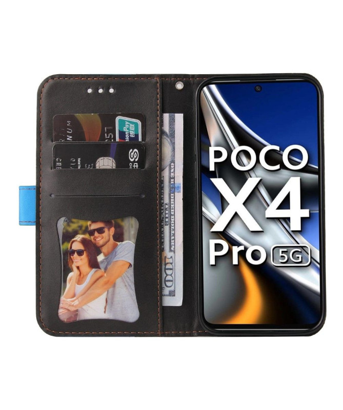 Housse Xiaomi Poco X4 Pro 5G EMMA simili cuir bicolore - photo 15
