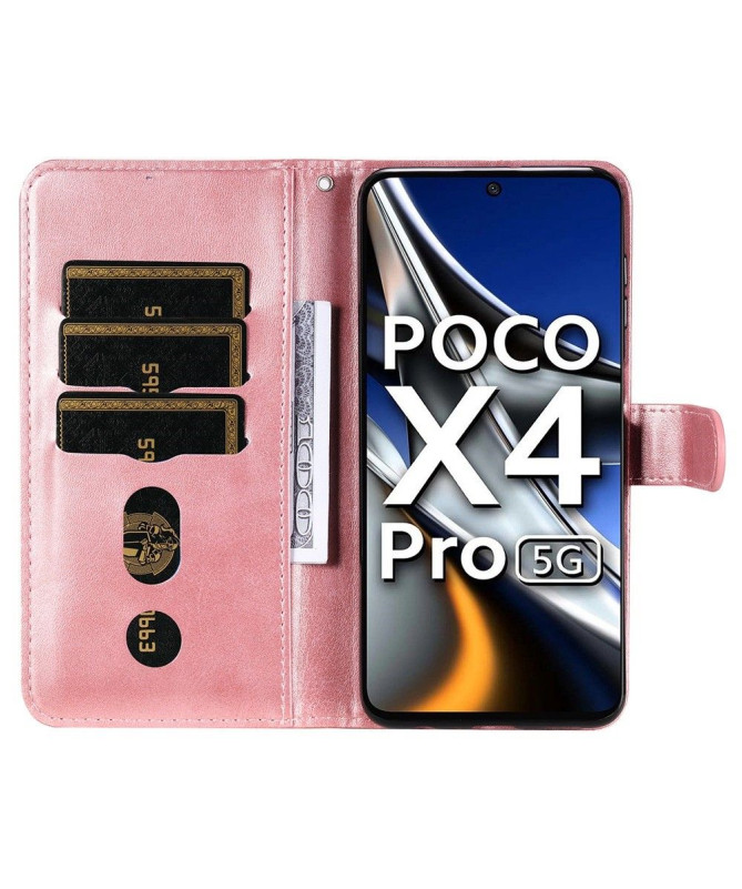 Housse Xiaomi Poco X4 Pro 5G Éléna Portefeuille