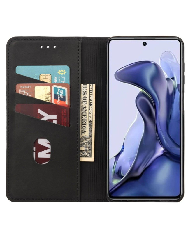 Housse Xiaomi Poco X4 Pro 5G folio portefeuille effet cuir