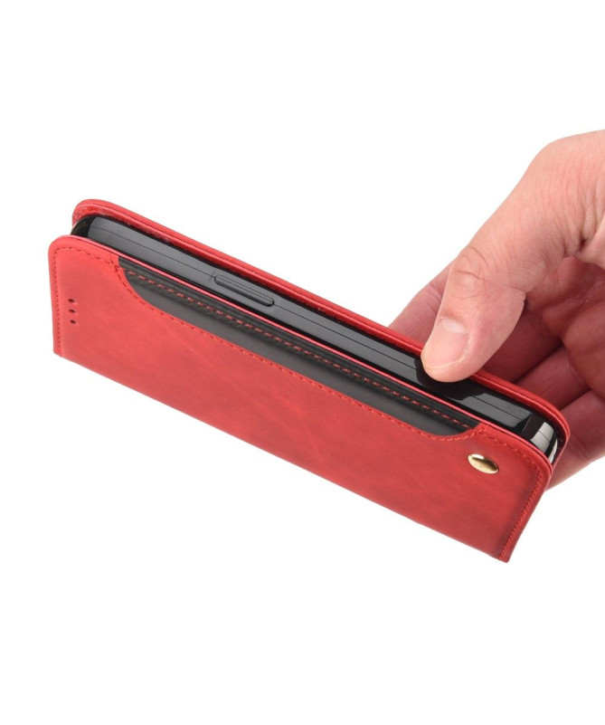 Housse Xiaomi Poco X4 Pro 5G folio portefeuille effet cuir