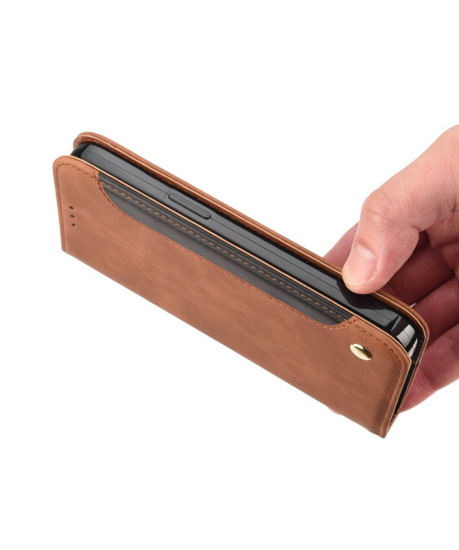 Housse Xiaomi Poco X4 Pro 5G folio portefeuille effet cuir