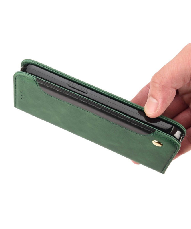 Housse Xiaomi Poco X4 Pro 5G folio portefeuille effet cuir