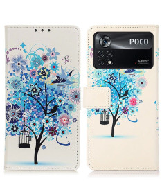 Housse Xiaomi Poco X4 Pro 5G Arbre bleu