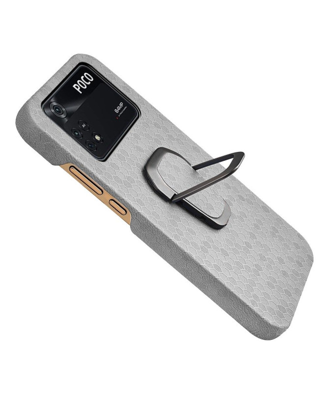 Coque Poco M4 Pro design nid d'abeille fonction support