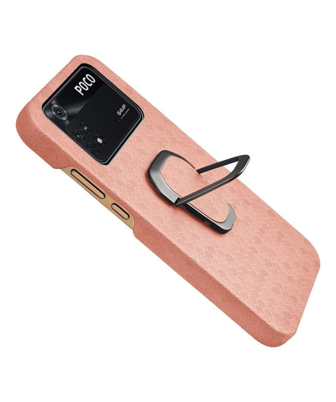 Coque Poco M4 Pro design nid d'abeille fonction support