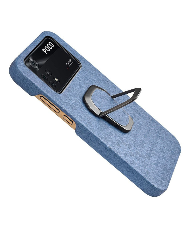 Coque Poco M4 Pro design nid d'abeille fonction support
