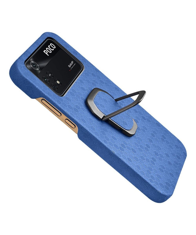 Coque Poco M4 Pro design nid d'abeille fonction support