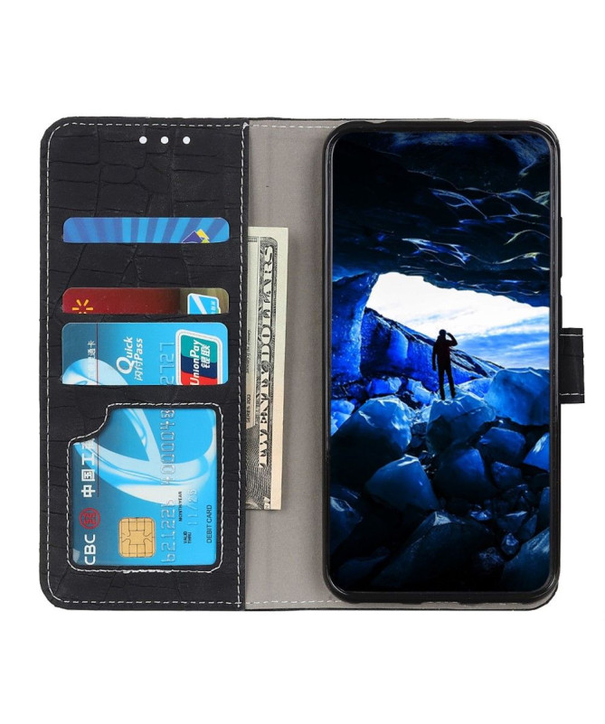 Housse Poco F4 GT Aspect Croco coutures