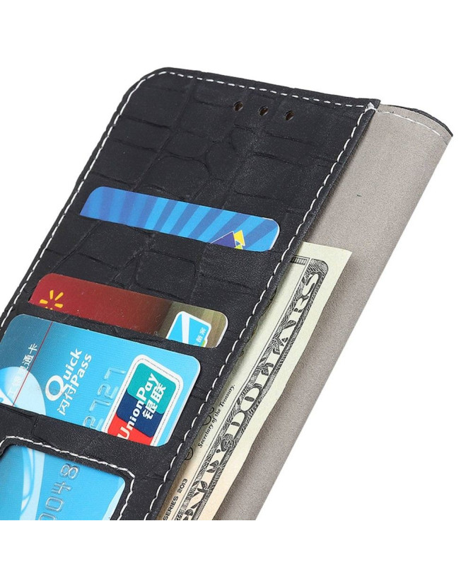 Housse Poco F4 GT Aspect Croco coutures