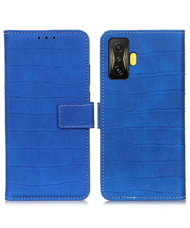 Housse Poco F4 GT Aspect Croco coutures