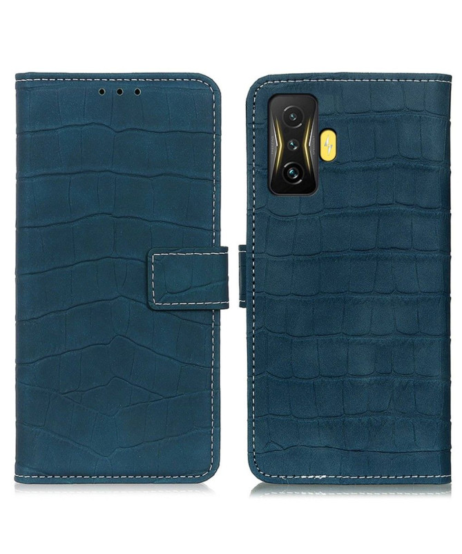 Housse Poco F4 GT Aspect Croco coutures