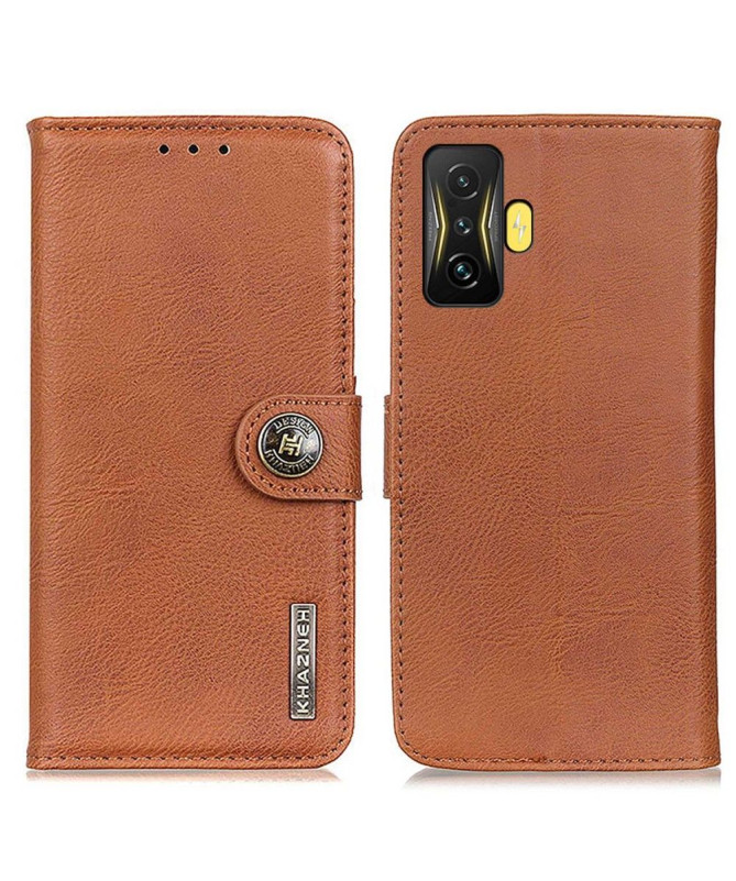 Housse Poco F4 GT KHAZNEH imitation cuir