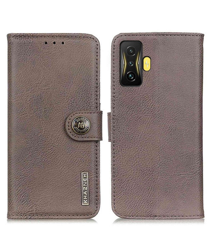 Housse Poco F4 GT KHAZNEH imitation cuir