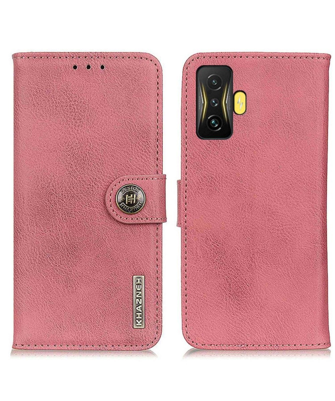 Housse Poco F4 GT KHAZNEH imitation cuir