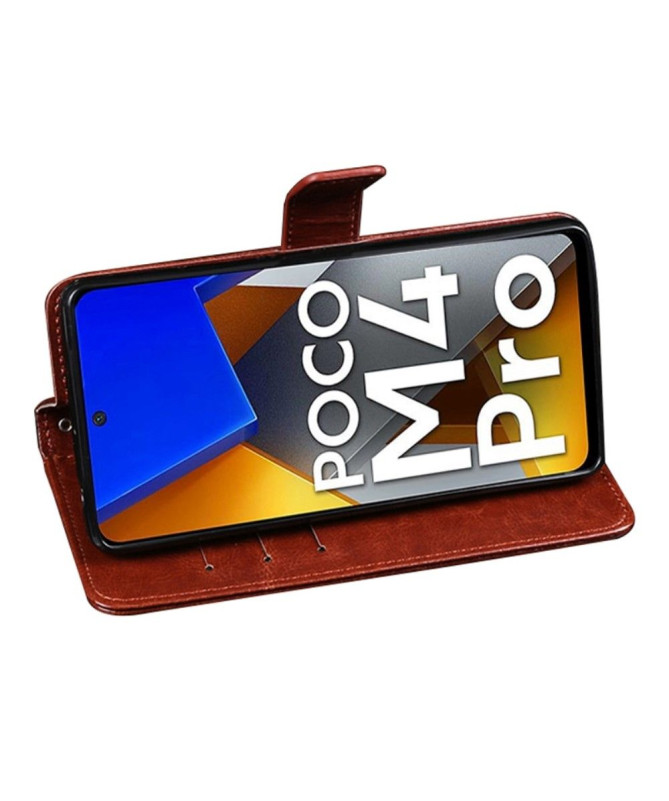 Housse Poco M4 Pro 4G IDEWEI Folio Effet Cuir