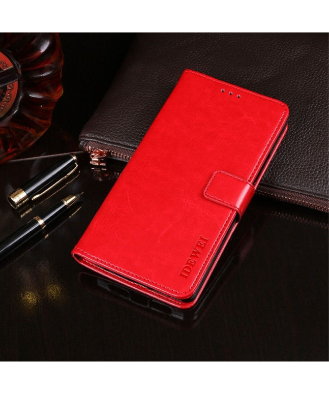 Housse Poco M4 Pro 4G IDEWEI Folio Effet Cuir