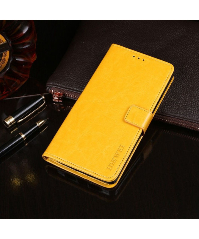 Housse Poco M4 Pro 4G IDEWEI Folio Effet Cuir
