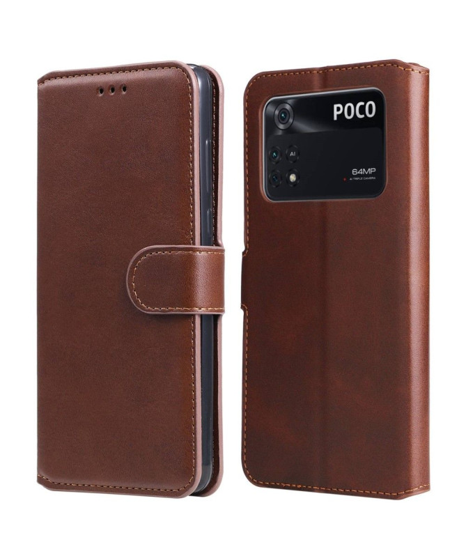 Housse Poco M4 Pro 4G ENKAY Effet Cuir