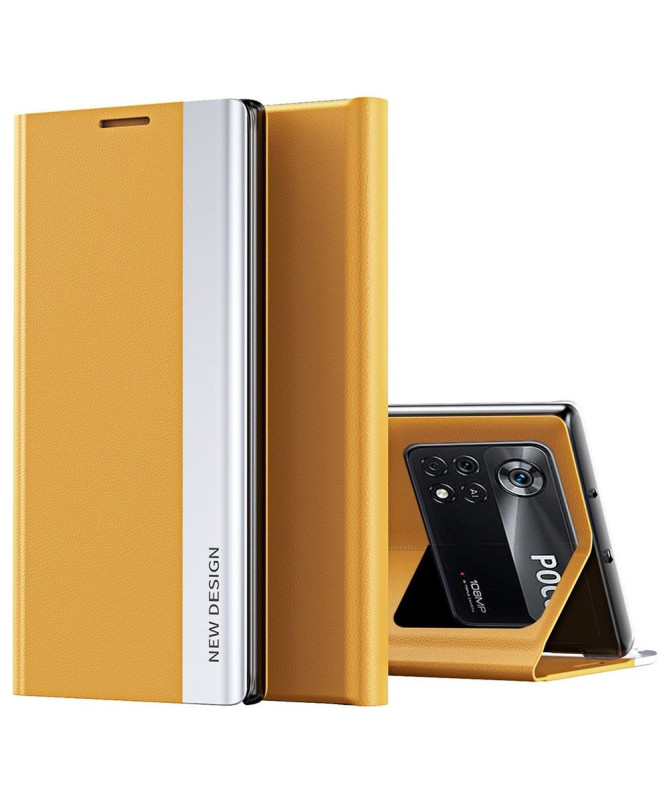 Etui Poco M4 Pro 4G Business effet cuir Magnet